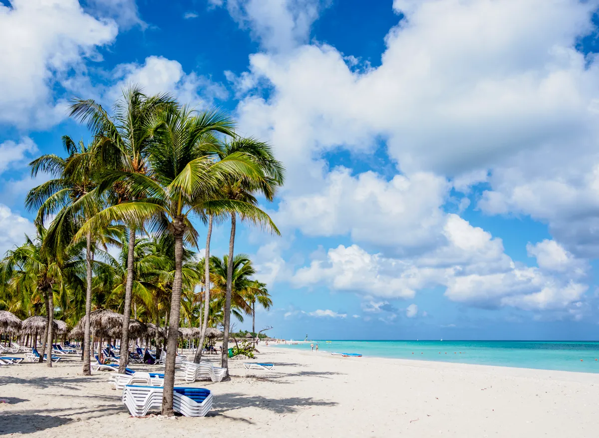 Beach in Varadero, Matanzas Province, Cuba