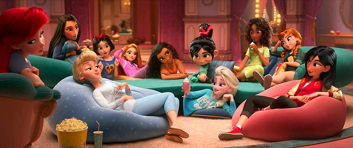 Disney hercegnő, mesefigurák, csajos este