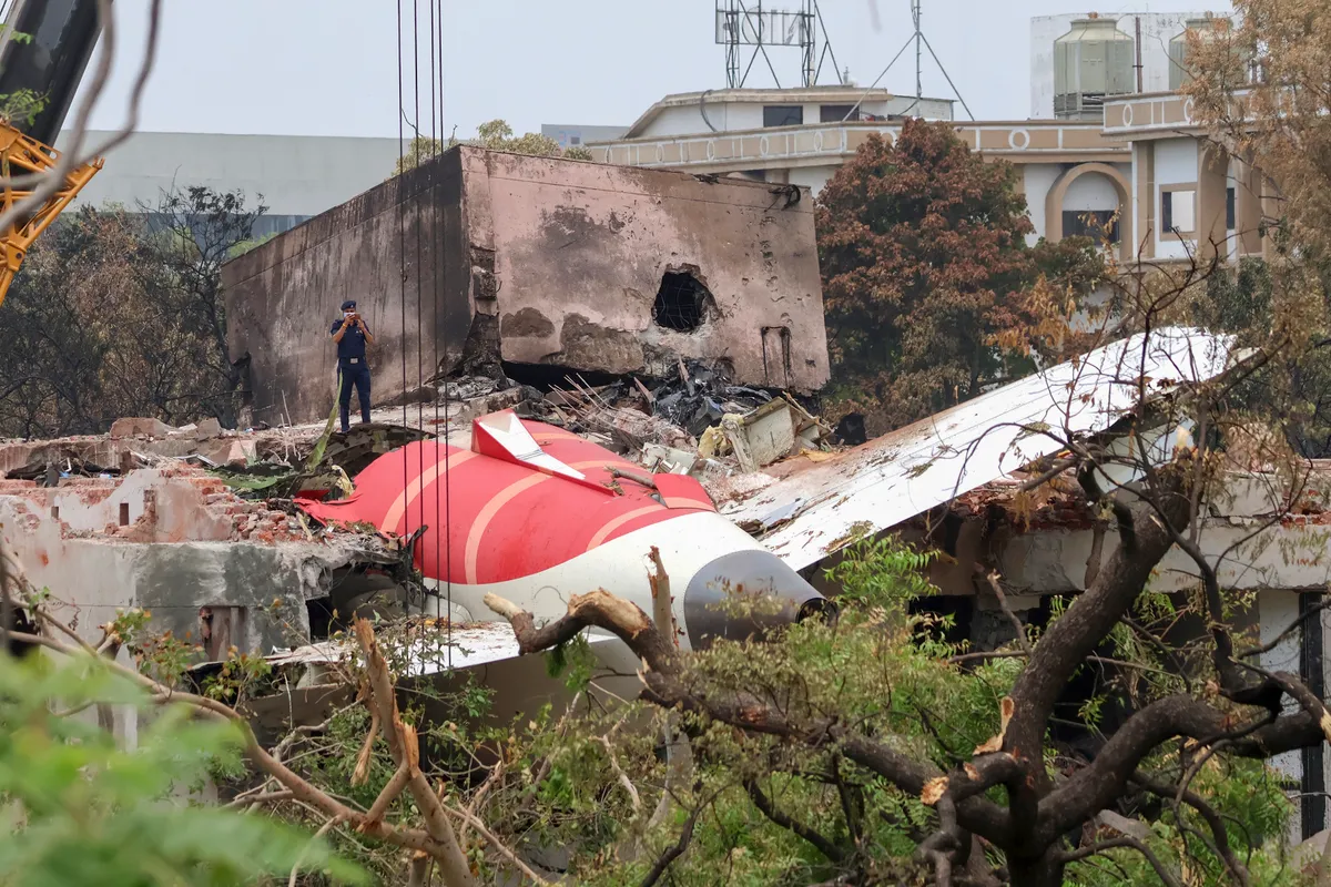 Aftermath Of The Air India Crash