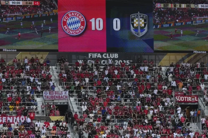 A klubvilágbajnokság történetének legsúlyosabb vereségét szenvedték el az új-zélandi amatőrök a Bayern ellen