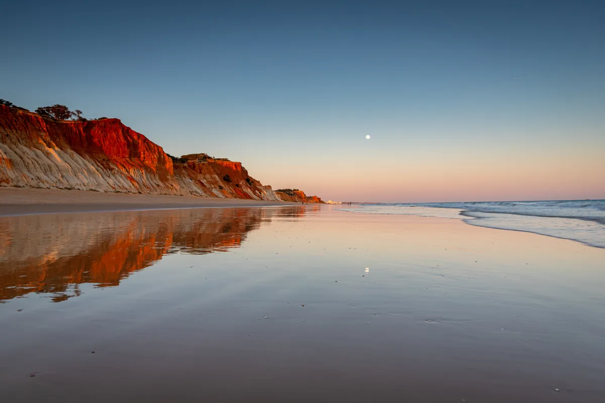 Portugália, strand, tenger