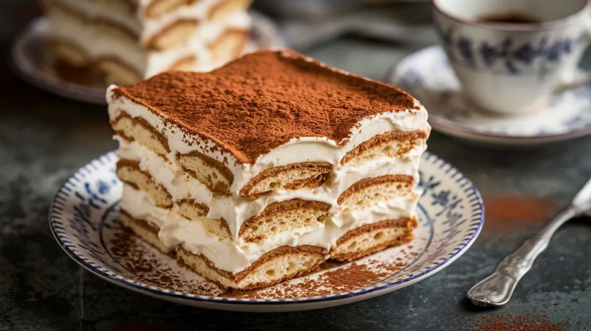 Egy tányér tiramisu