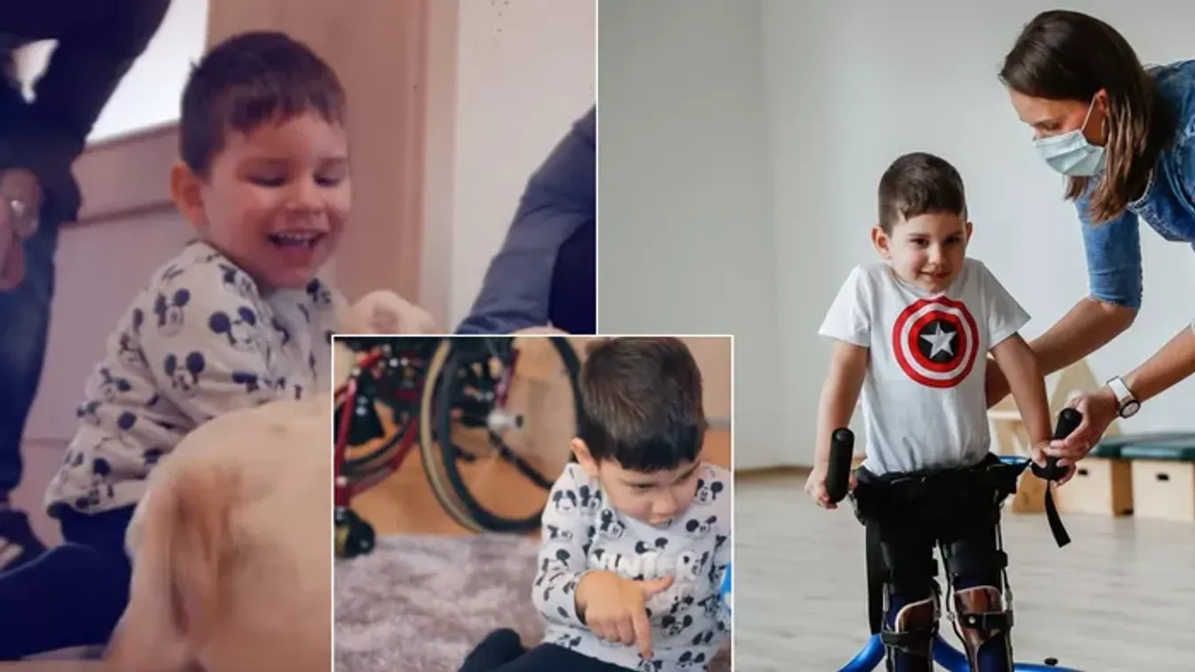 SMA Olivér arról álmodik, hogy egy nap járni fog - Videó