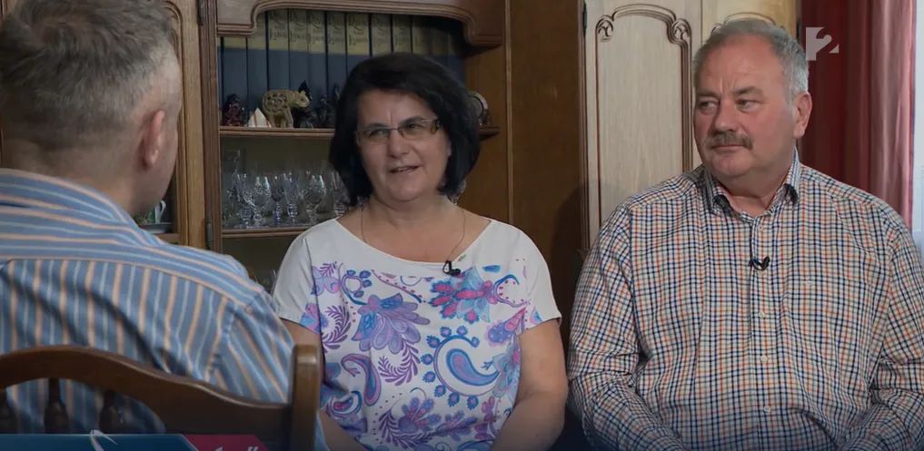 alt=Kapu Tibor szülei büszkén nyilatkoztak  űrhajós fiukról a Tv2 Tények stábjának