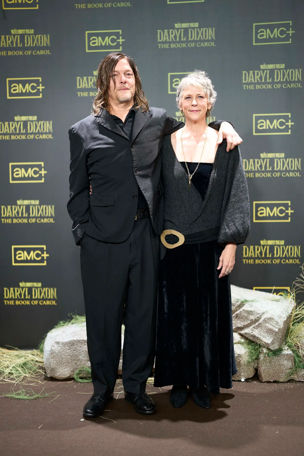 A rajongók kedvenc párosa Norman Reedus és Melissa McBride a két főhős Daryl Dixon és Carol Peletier szerepében (Fotó: ZUMAPRESS.com /  Northfoto)