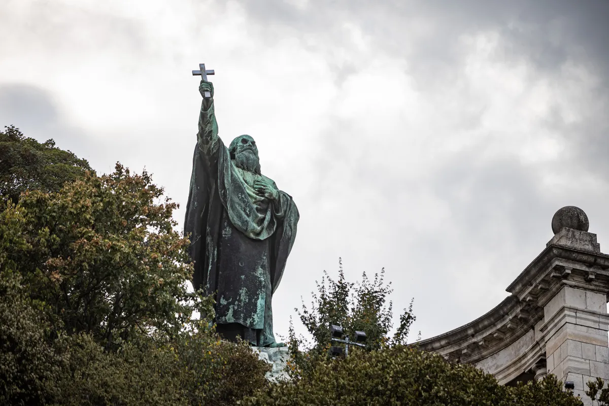 Szent Gellért szobor, Szent Gellért, Gellért-hegy, Budapest