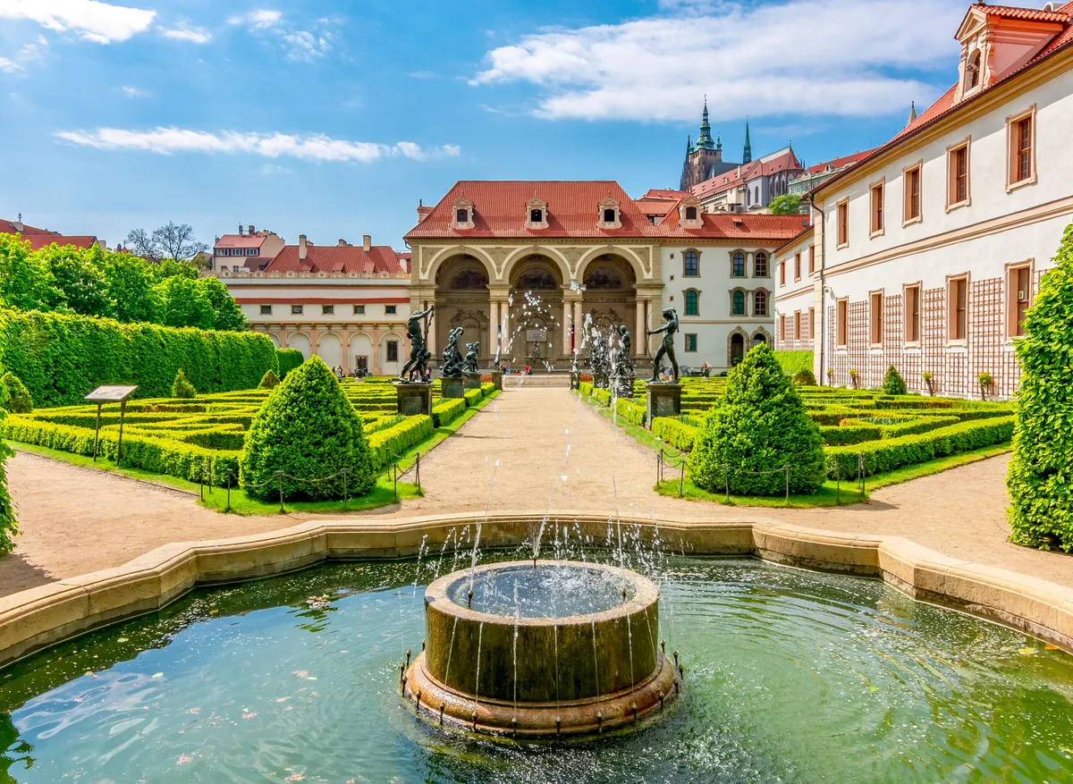 Wallenstein,Palace,And,Gardens,In,Mala,Strana,,Prague,,Czech,Republic