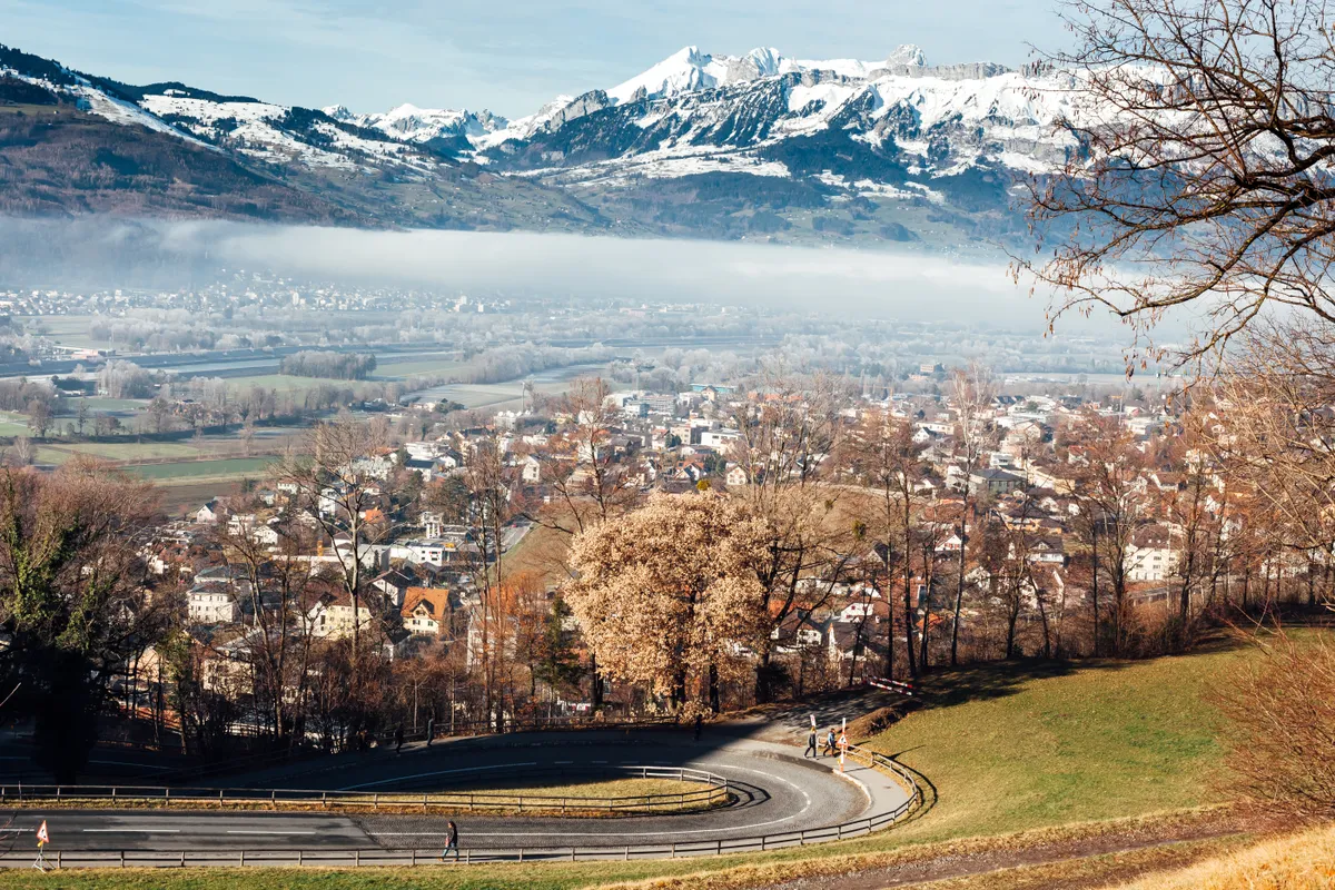 Liechtenstein, Vaduz, látkép