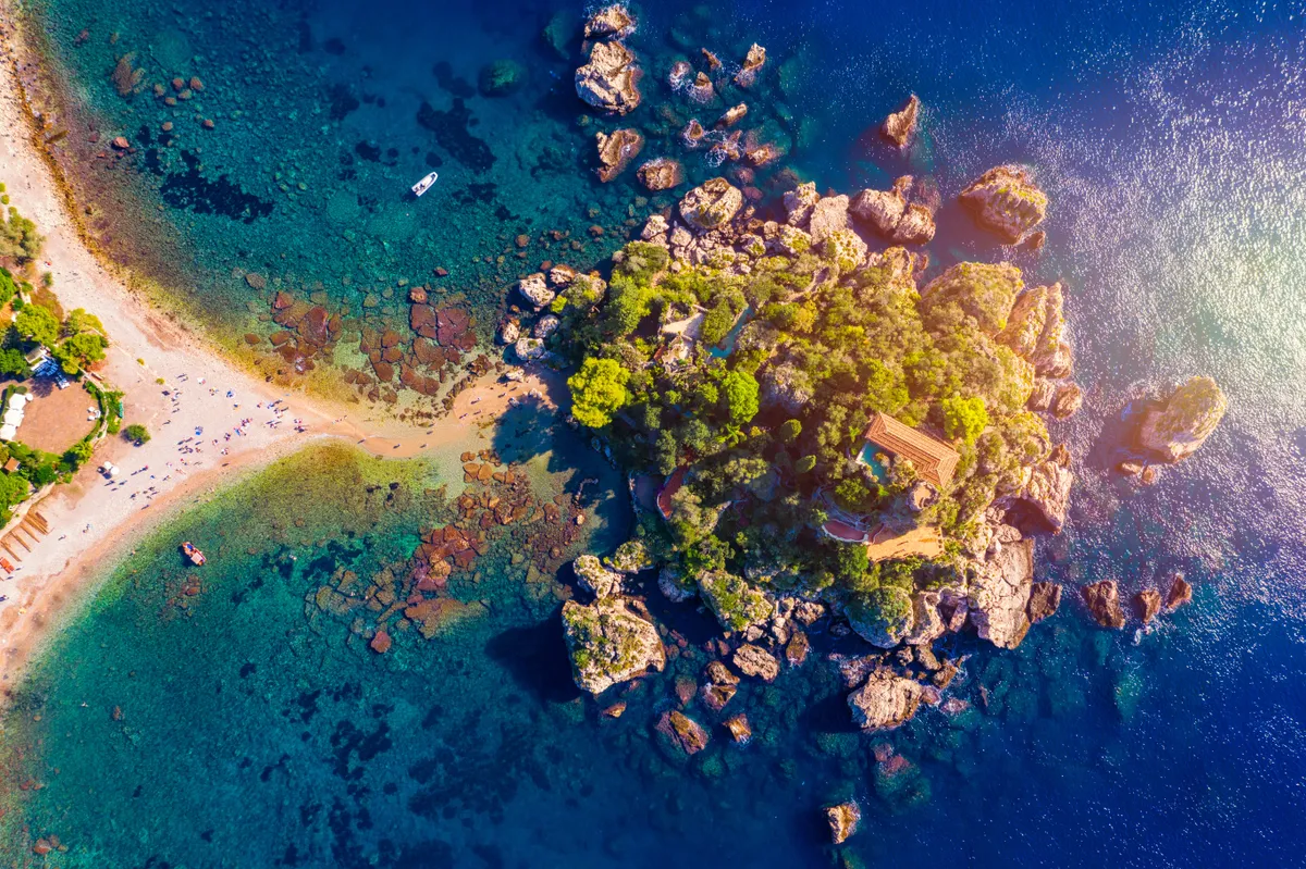 Isola Bella strandja