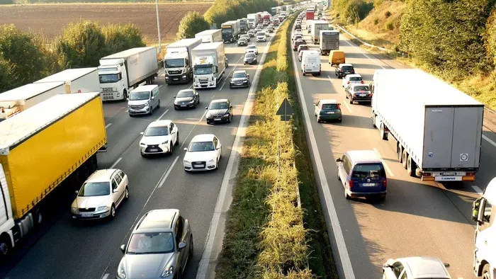 Tömegkarambol az M0-áson, jelentős torlódásra kell számítani