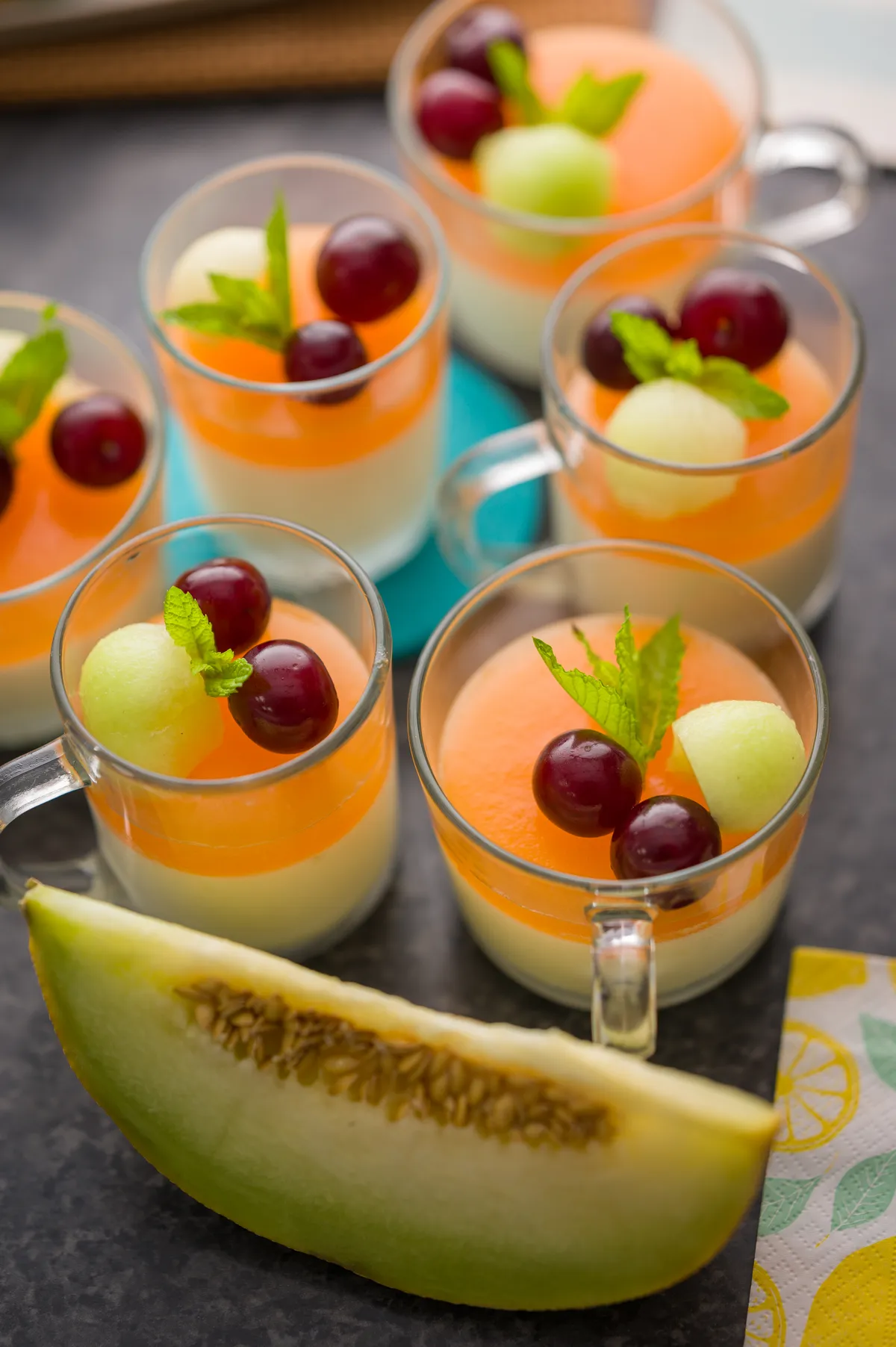 olasz édesség: sárgadinnyés panna cotta