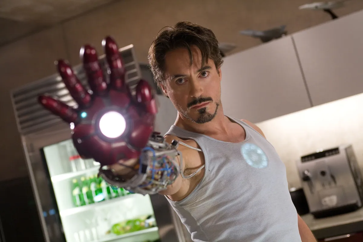 2008 - Iron Man - Movie Set. Robert Downey Jr.