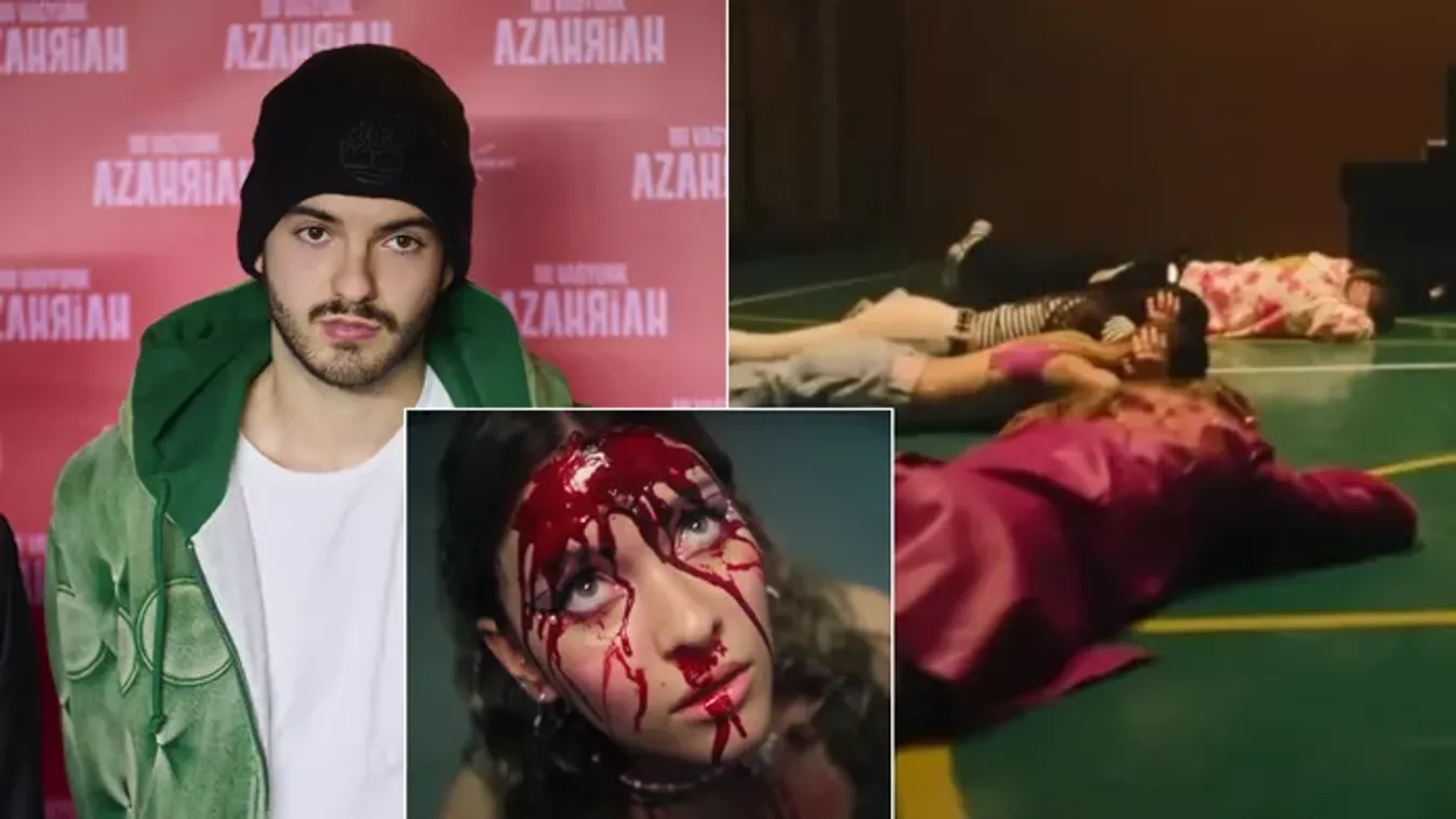 Iskolai tömegmészárlást, véres erőszakot reklámozott Azahriah