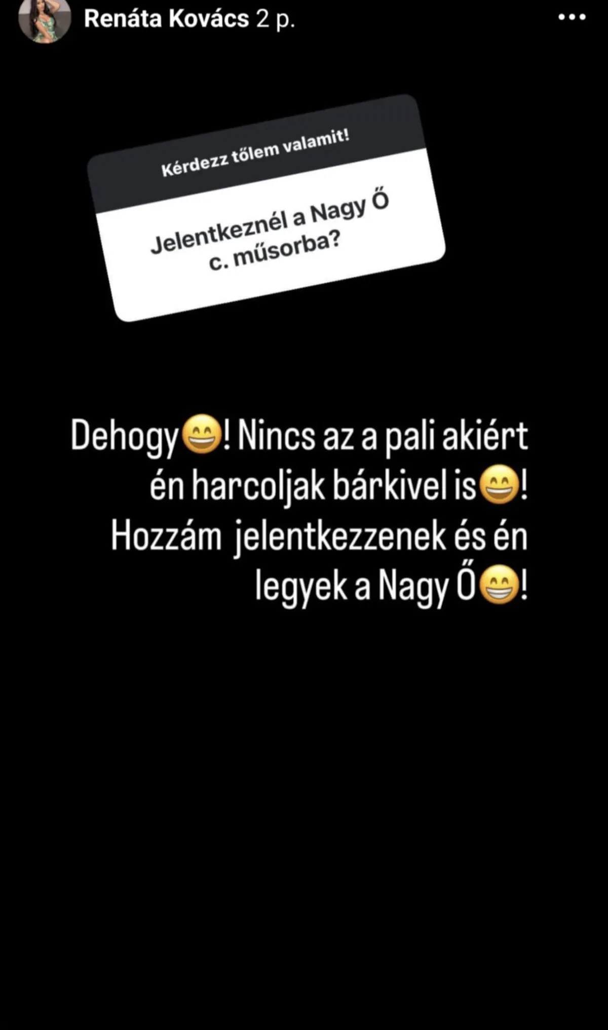 Nagy Ő, Házasság első látásra