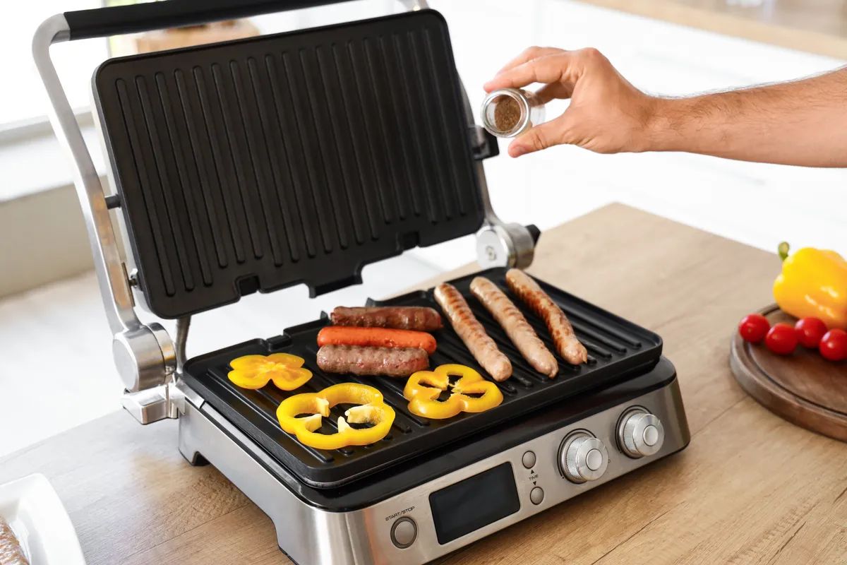 Grillezés a konyhában