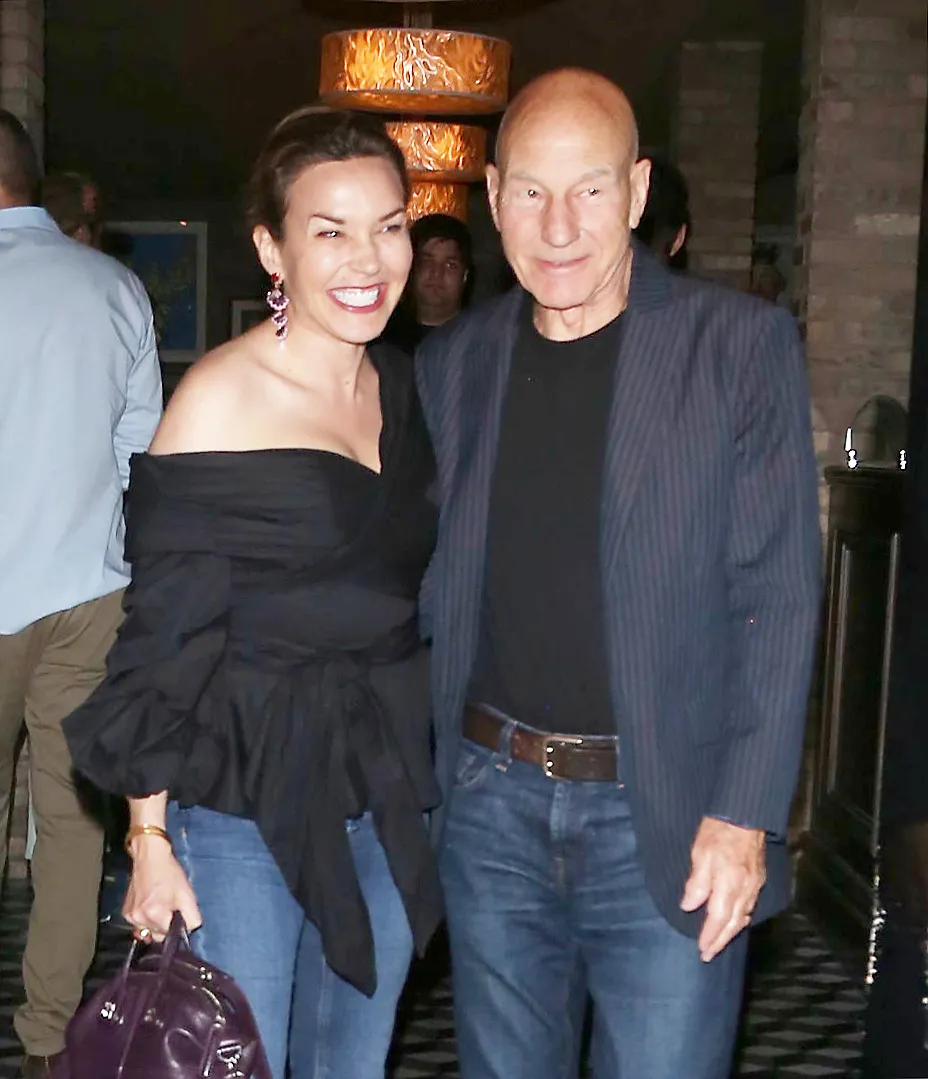 Patrick Stewart And Lovely Wife Sunny Ozell Enjoy A Romantic Dinner In WeHo