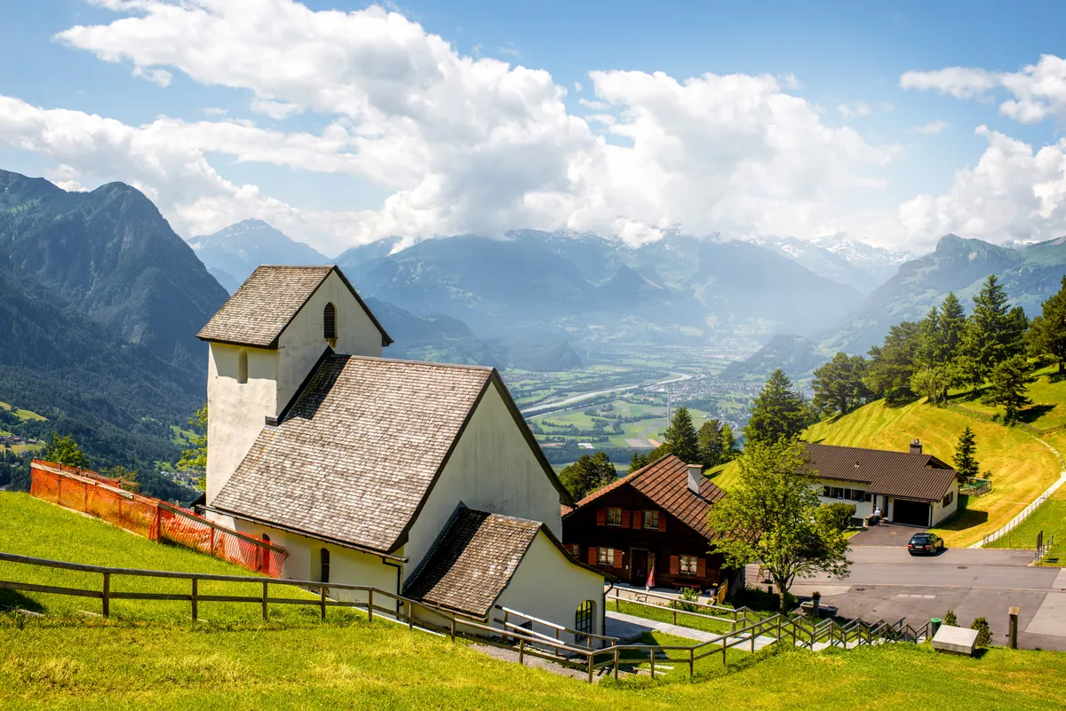 Liechtenstein, Triesenberg, walser falu