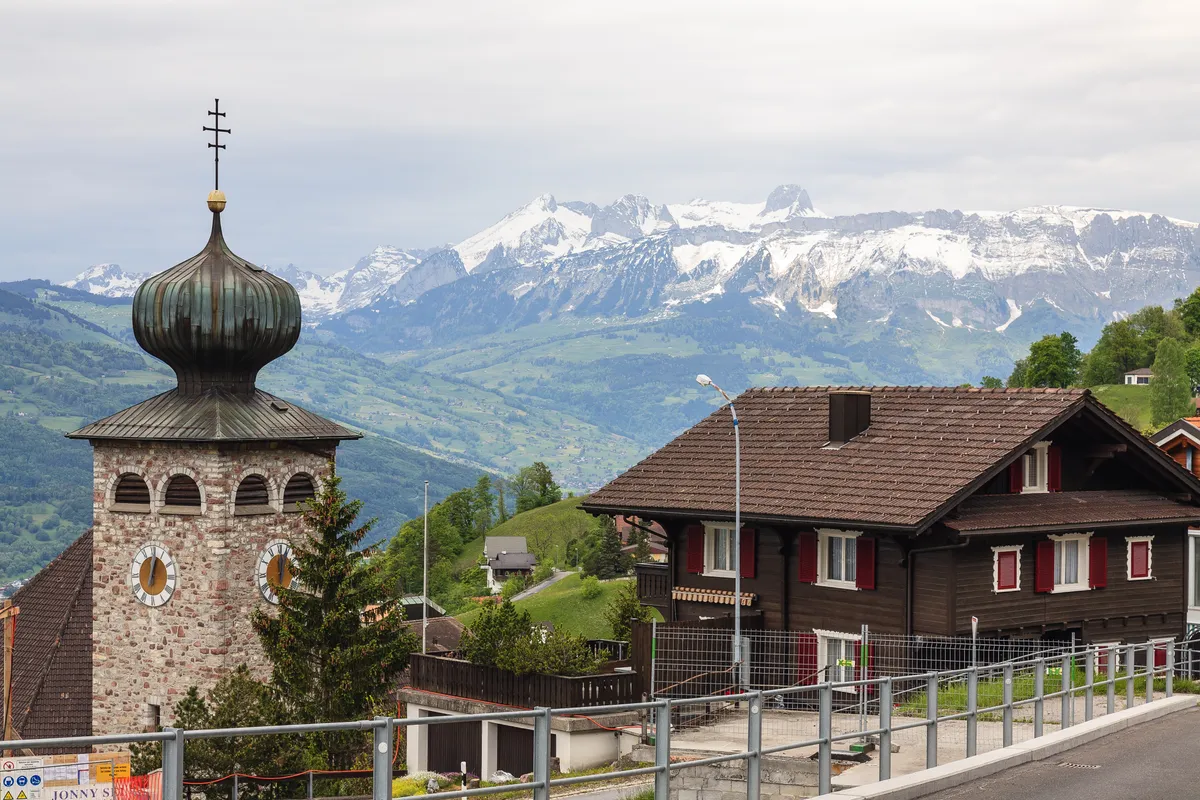 Liechtenstein, Triesenberg, walser falu