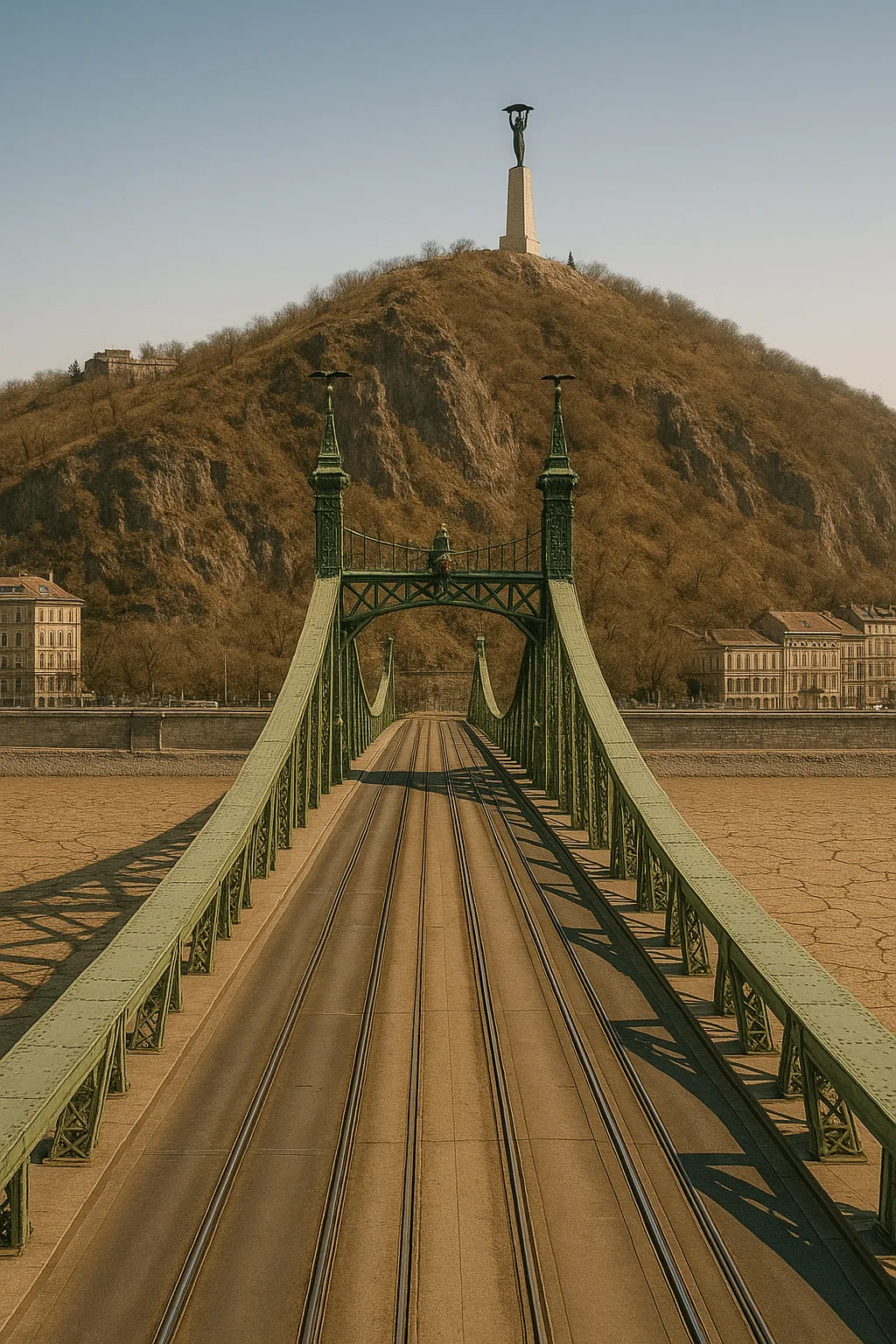 A Gellért-hegy sem zöldell többé, a klímaváltozás megteszi a hatását.