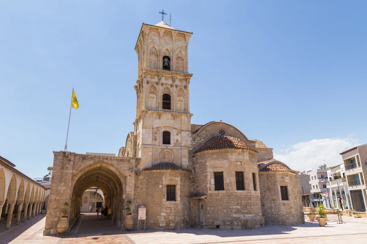 Cyprus,,Larnaka,-,May,27,,2017:,The,Church,Of,Saint