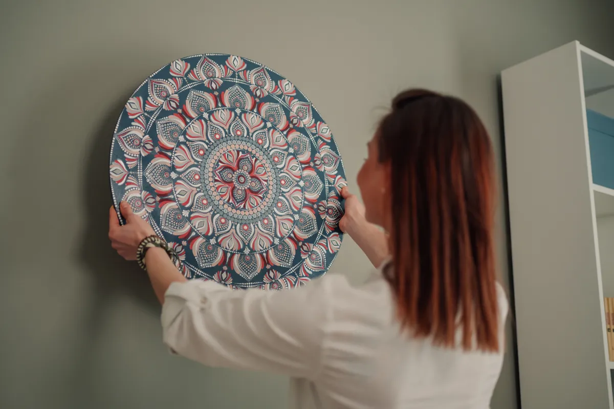 személyiségteszt, mandala, akaszt, díszít
