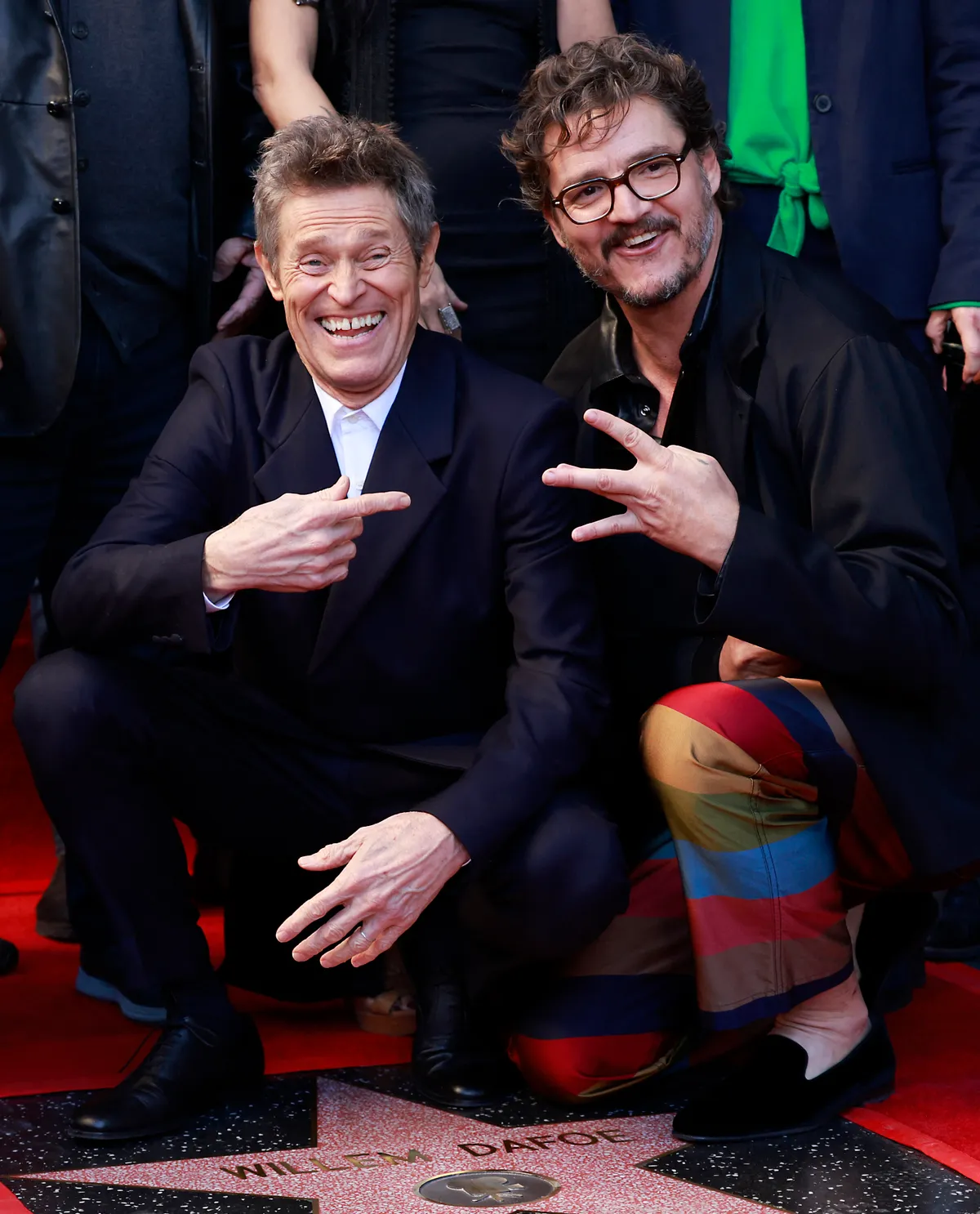 Pedro Pascal. Willem Dafoe