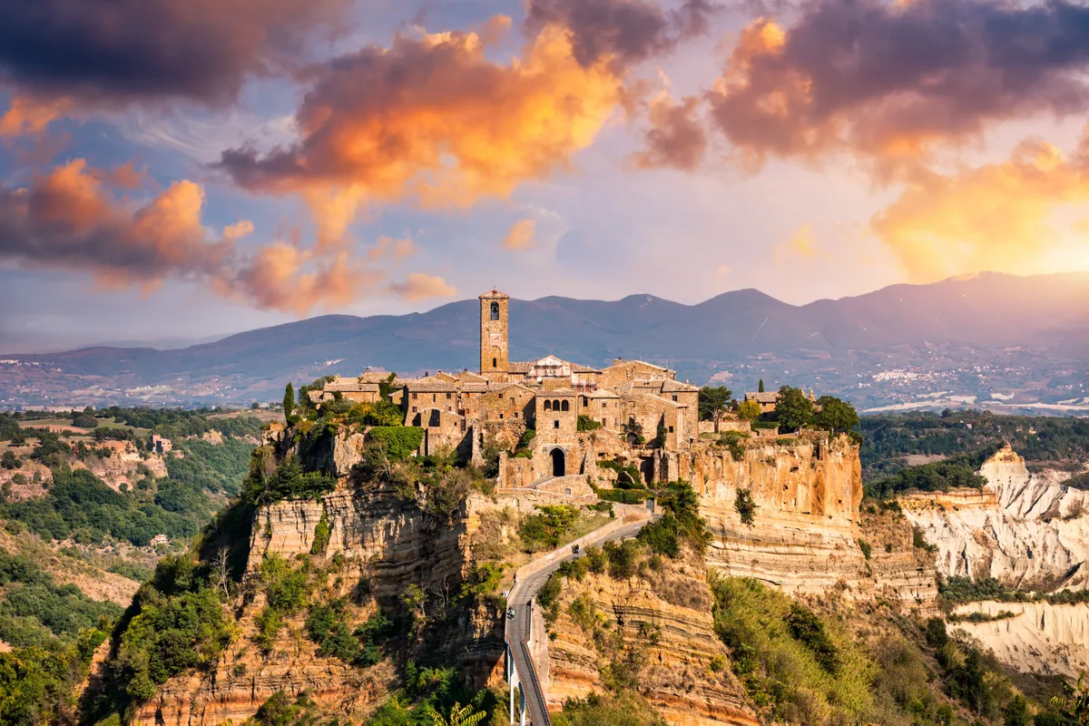 olasz falvak, Civita di Bagnoregio, Olaszország