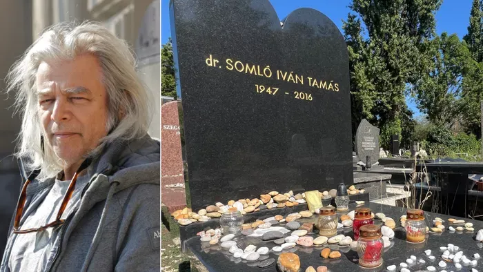Rejtélyes dísz jelent meg a 9 éve elhunyt Somló Tamás sírján