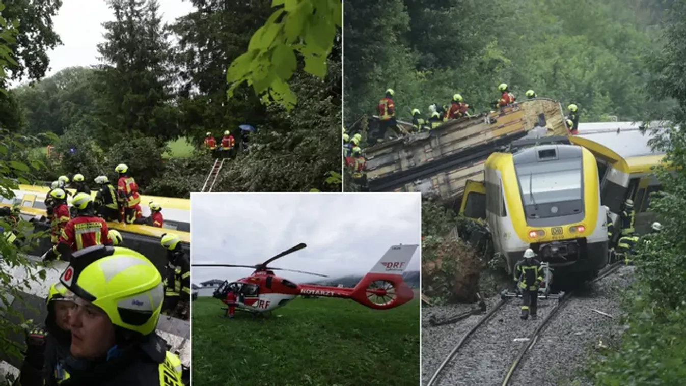 Most kaptuk a rendkívüli hírt: legalább 100 emberrel a fedélzetén kisiklott egy személyvonat – videó