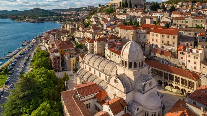 Sibenik, Horvátország mesés ékszerdoboza
