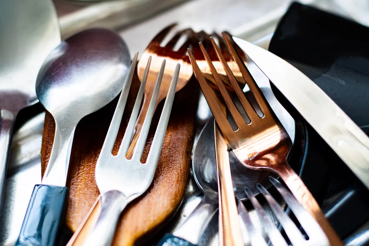 evőeszközök, kanál, villa, kés