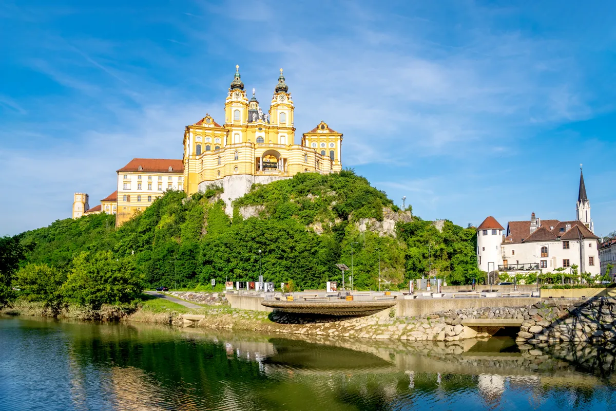 Wachau-völgy, Melki apátság, Duna, Ausztria