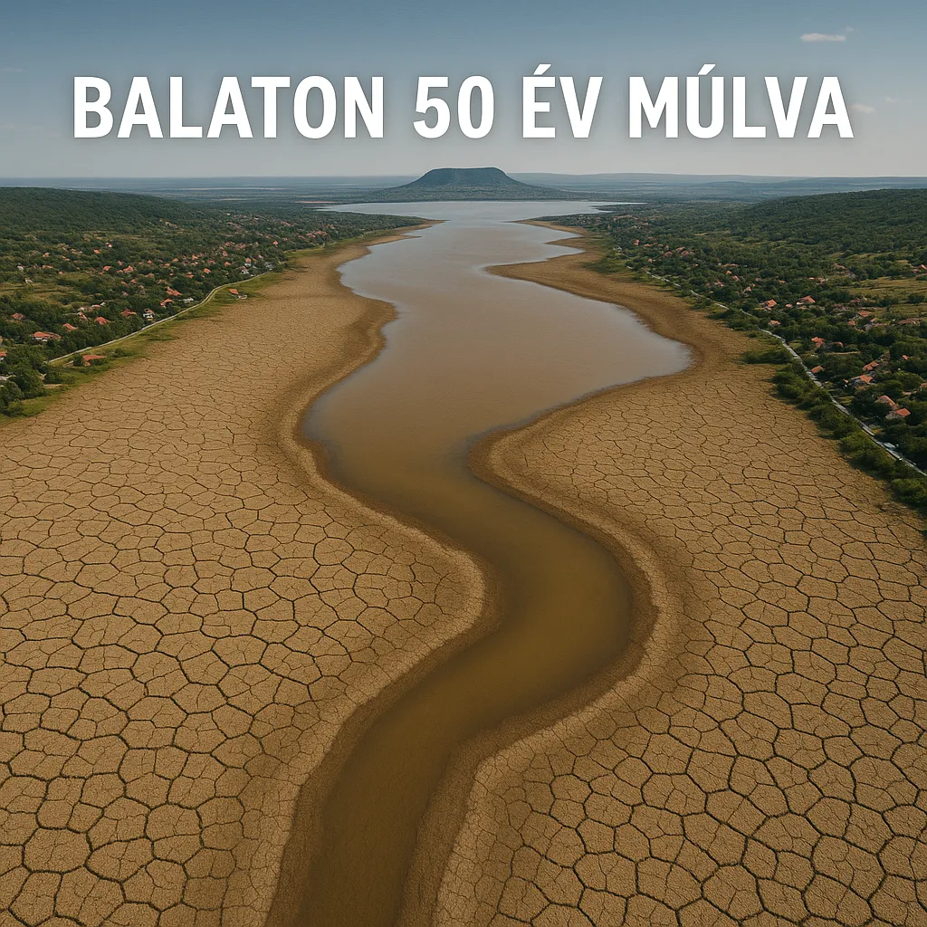 A Balaton területe drasztikusan le fog csökkenni 50 év múlva a ChatGPT szerint