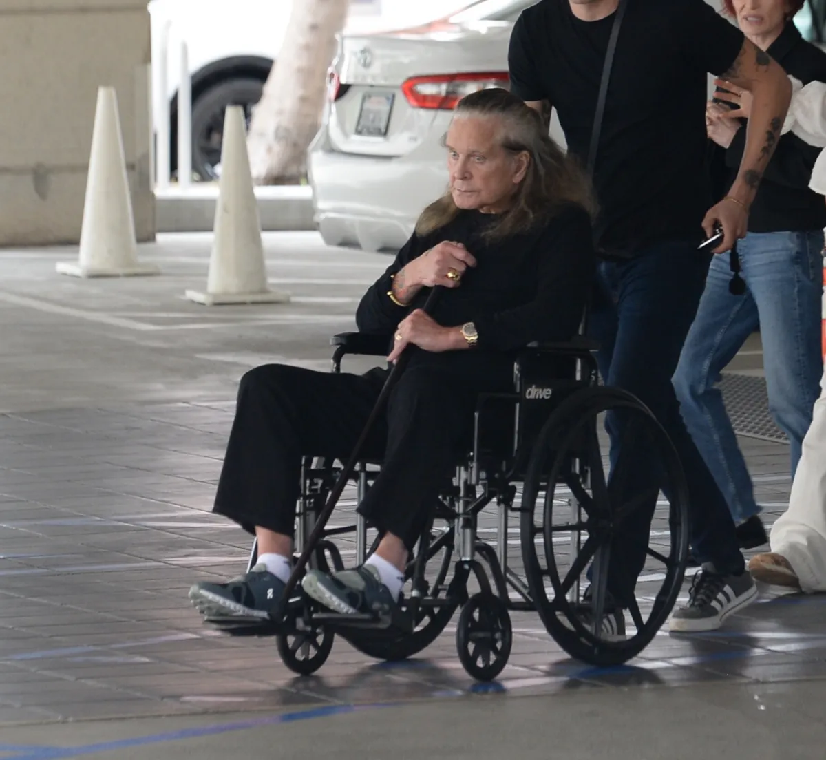 EXCLUSIVE: Ozzy Osbourne is Spotted on a Rare Outing With His Wife Sharon in Los Angeles