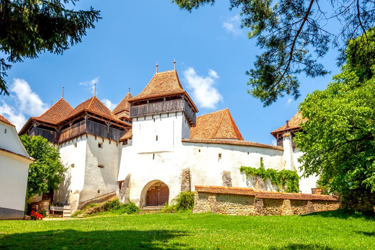 Szászfehéregyháza, Erdély, erődtemplom