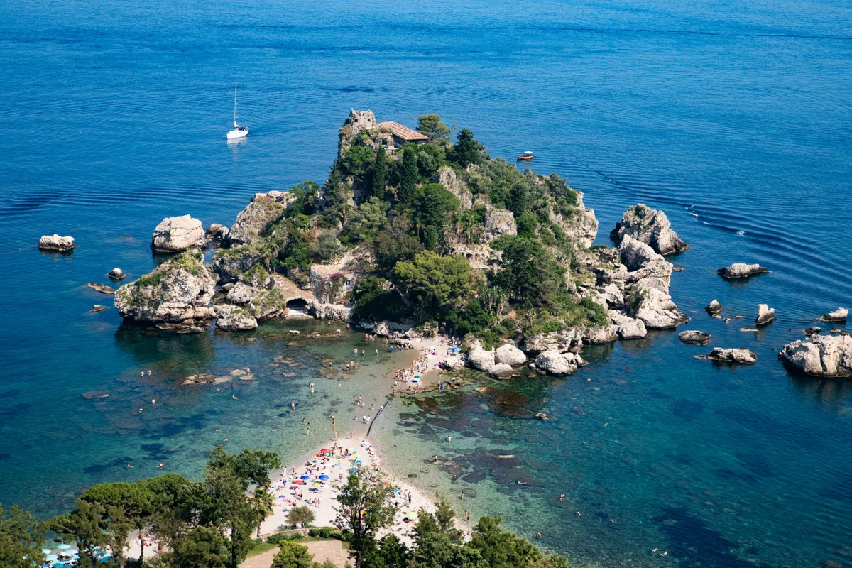 Isola Bella Szicília egyik legszebb látnivalója