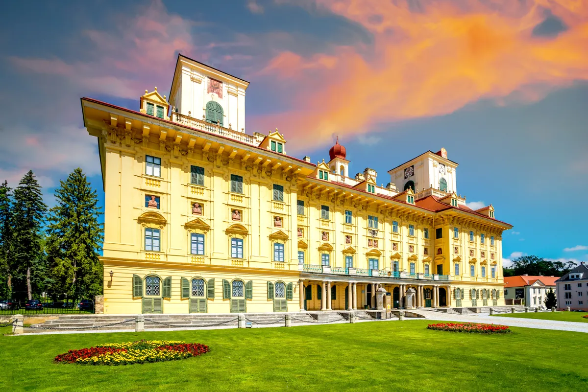 Fertő tó, Kismarton, Eisenstadt, Ausztria, Esterházy-kastély