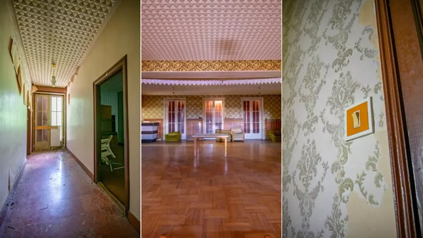 Díszes tapéta és bársonyfotelek: rejtélyesen tűntek el a balatoni villa lakói – Galéria!
