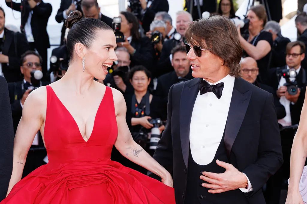 Hayley Atwell, Tom Cruise - Montée des marches du film « Mission Impossible : The Final Reckoning » lors du 78ème Festival International du Film de Cannes, au Palais des Festivals à Cannes. Le 14 mai 2025 © Jacovides-Moreau / Bestimage Red carpet for the 