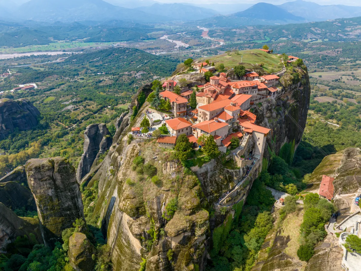 Meteorák, Görögország, kolostorok