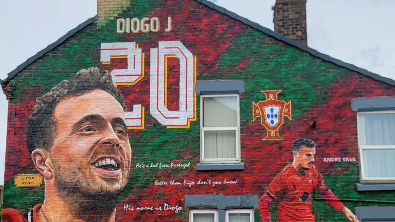 Megható kép, így emlékezik meg Liverpool városa Diogo Jotára