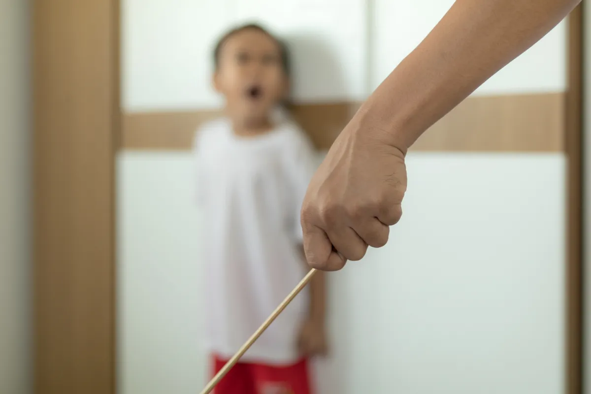 Closeup,Of,Father,Hands,Holding,Wand,And,Is,About,To