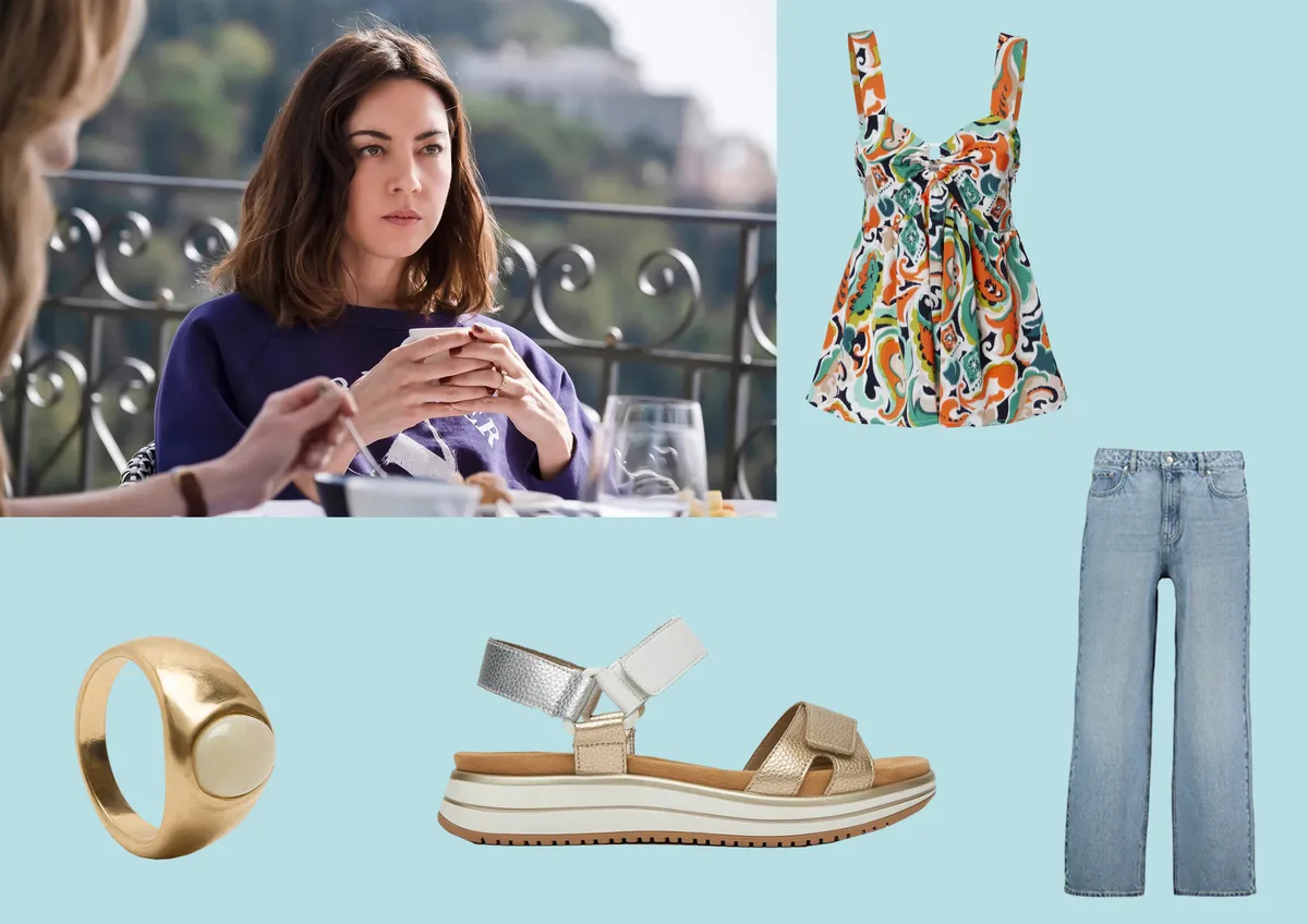 Aubrey Plaza stílusa a Fehér Lótuszban