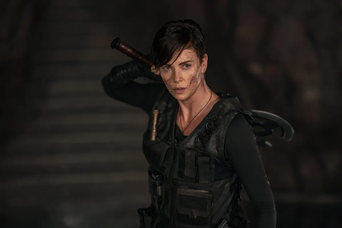 2020 - The Old Guard - Movie Set. Charlize Theron