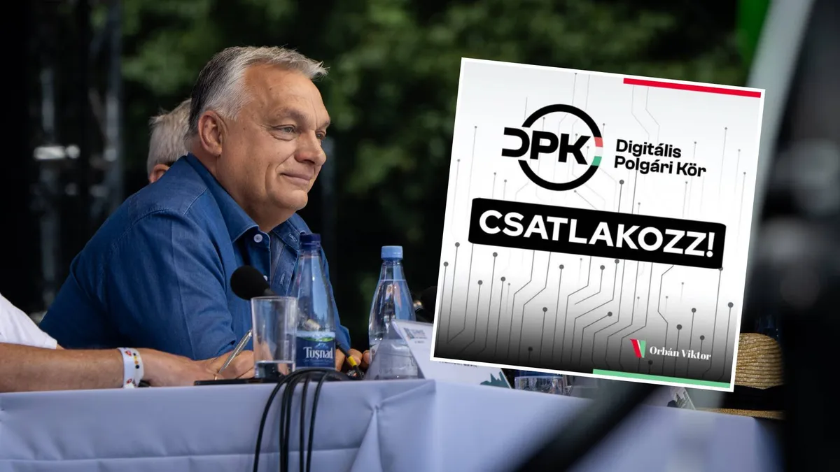 Orbán Viktor ustanovil svoj prvi digitalni civilni krog