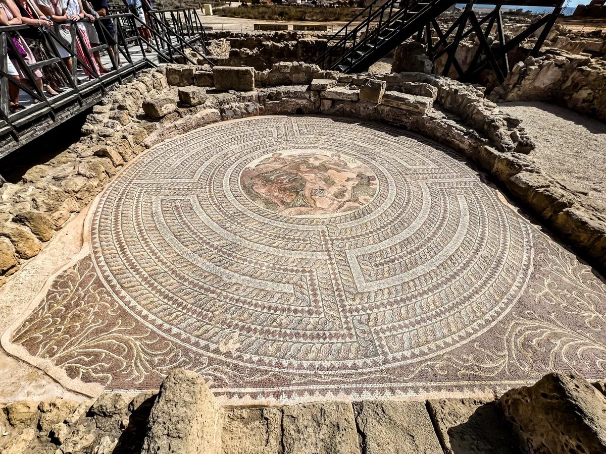 Ciprus, Paphos, ókori mozaik