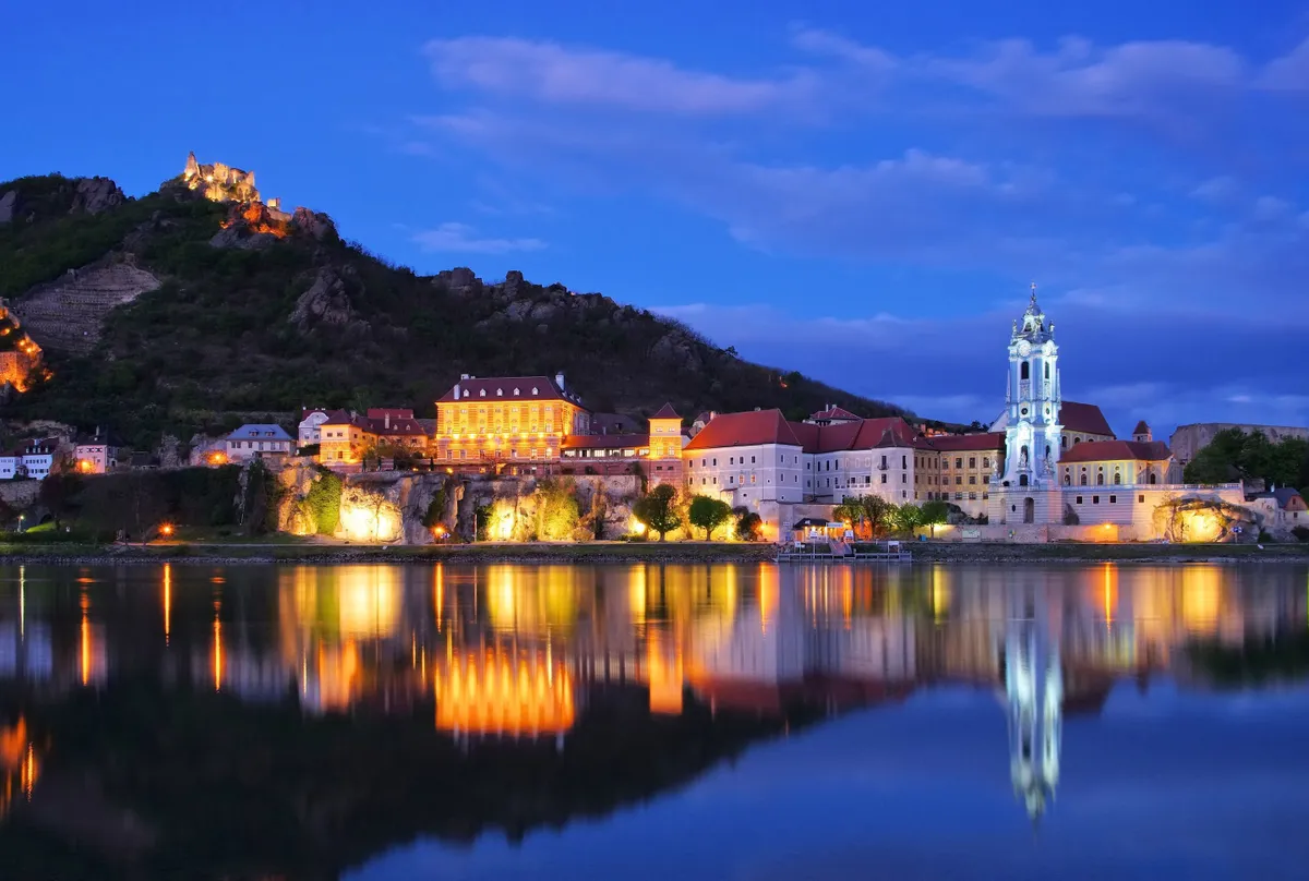 Wachau-völgy, Dürnstein, Duna, Ausztria