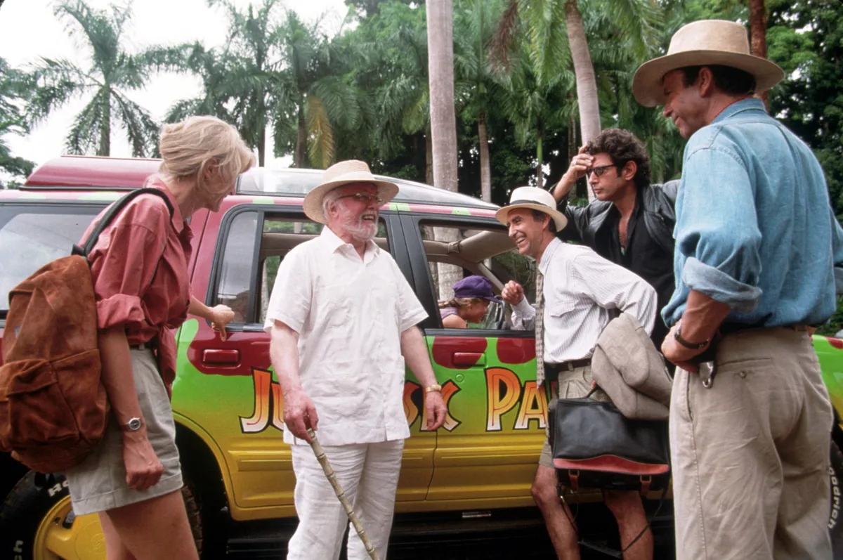Archival Movie Set Stills. Jurassic Park