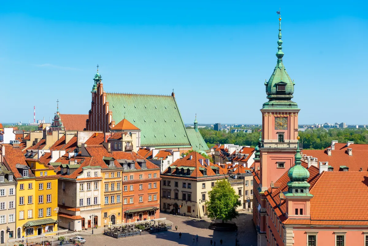 Varsó, óváros, királyi palota, Lengyelország