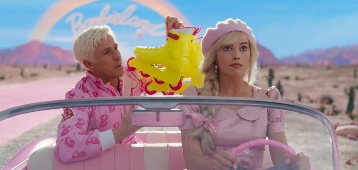 2023 - Barbie - Movie Set. Margot Robbie. Sydney Sweeney